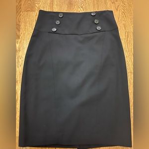 Work skirt black